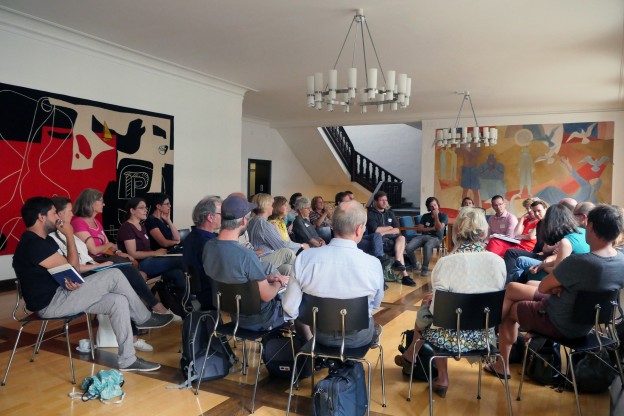 Gruppendiskussion am Netzwerktreffen